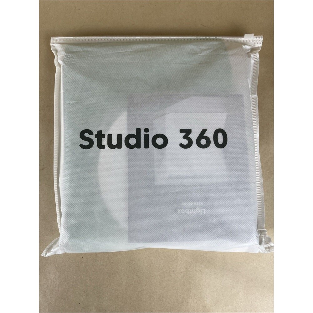 Pivo Lightbox 10" Portable Photo-shooting‎ Box Complete Set 360 Turntable PPH380